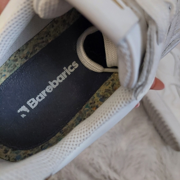 Barebarics Sneakers White/ White Women Sz 5 Kids Sz 3/3.5 Barefoot - Picture 4 of 8